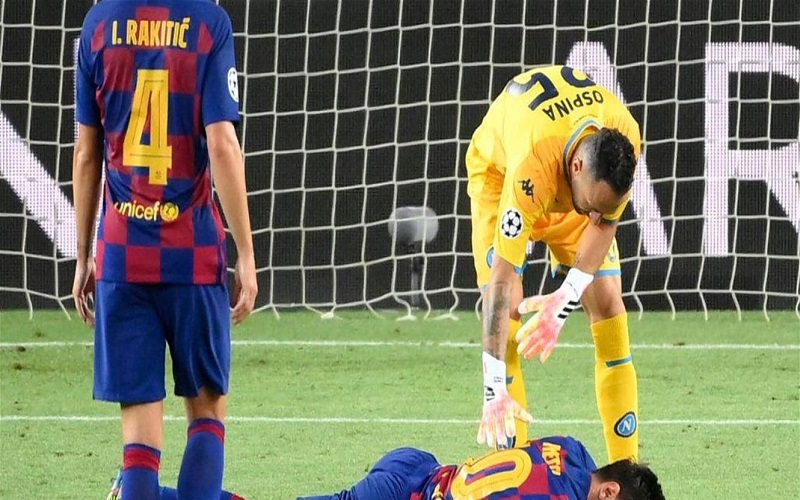 هكذا علق برشلونة على إصابة ميسي