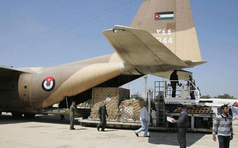 الأردن سيرسل طائرة مساعدات إلى لبنان