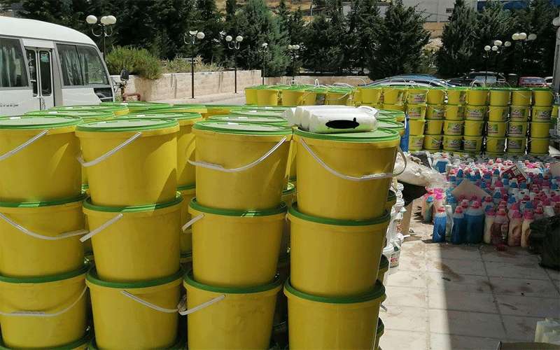 ضبط 18 طنا من مسحوق الغسيل