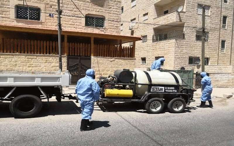 الزرقاء: عزل 3 بنايات في الجبل