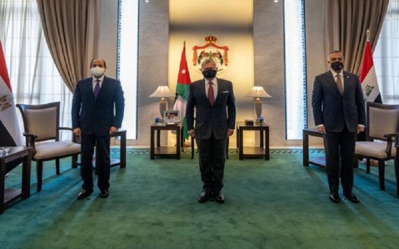 الملك: لقاء السيسي والكاظمي خطوة مهمة