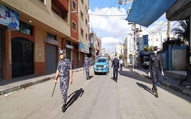 تمديد حظر التجول في غزة