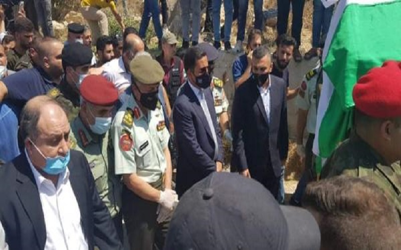الجيش يشارك بمراسم نقل رفات أردني
