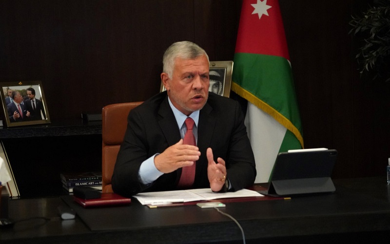 الملك يؤكد حرص الأردن على توسيع