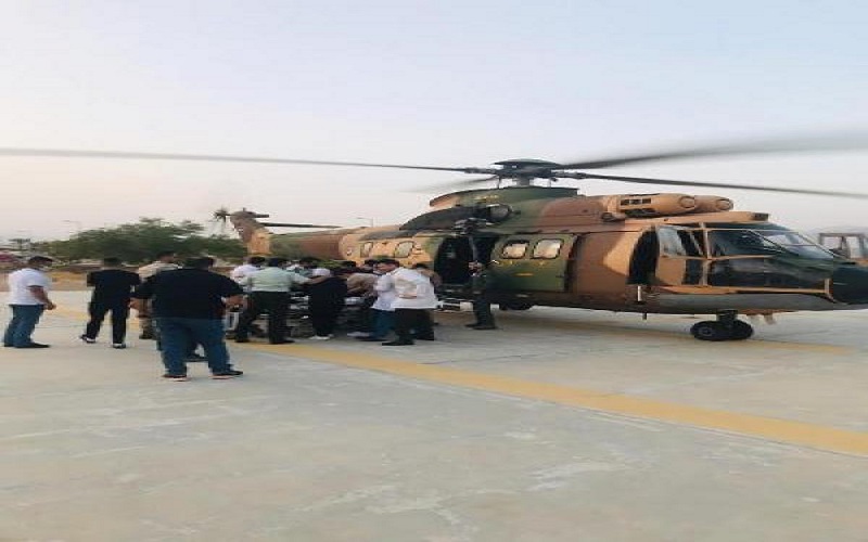 الجيش يخلي طبيبا إلى مدينة الحسين