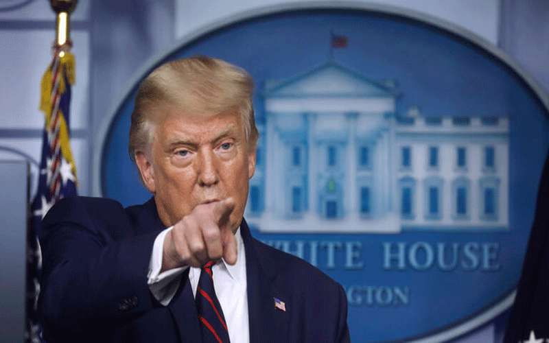 ترامب: وسائل الإعلام تطرح أسئلة طفولية