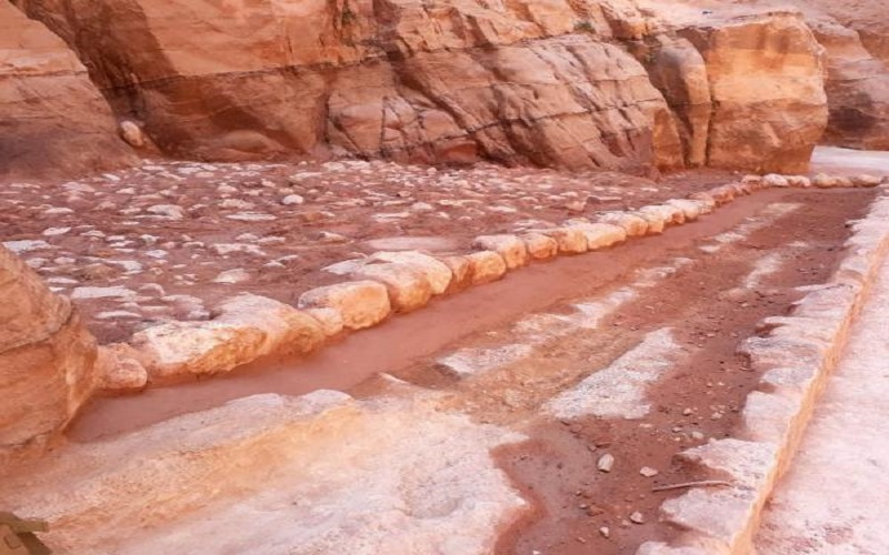 تأهيل مواقع ومسارات في محمية البترا