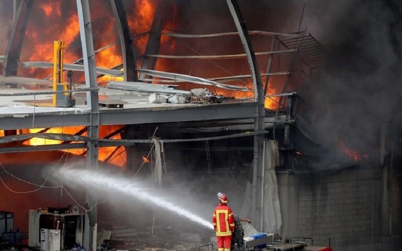 كشف سبب حريق مرفأ بيروت