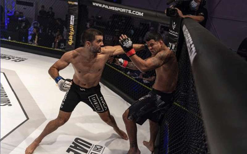 البطل الاردني ارخاغا يحقق انتصاره بالضربة