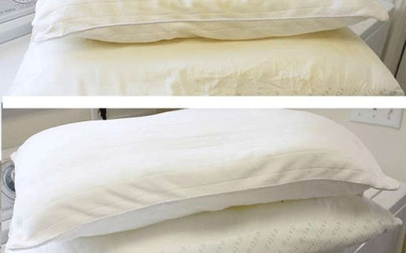 تخلصي من إصفرار الوسائد بسهولة