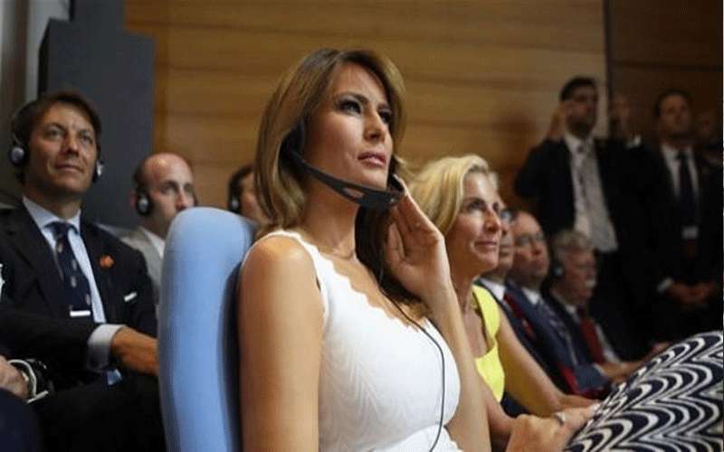 أول تعليق لميلانيا ترامب على إصابتها