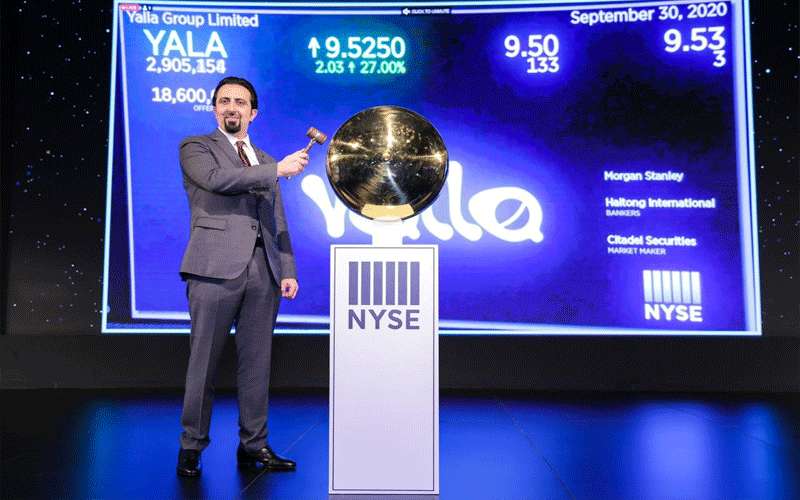 مجموعة يلا تعلن إدراجها في بورصة