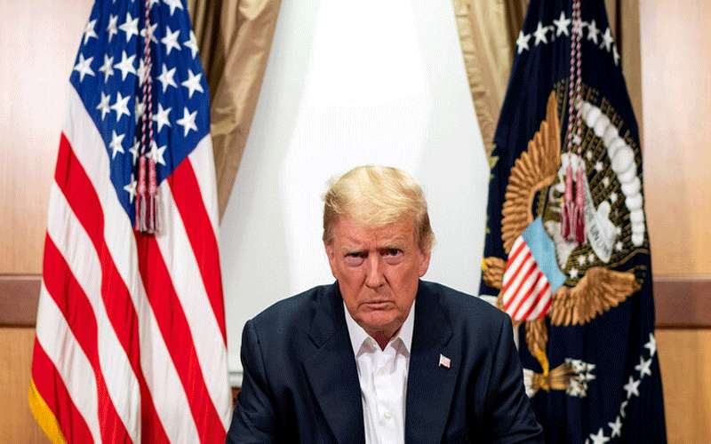 البيت الأبيض: صحة ترامب واصلت التحسن