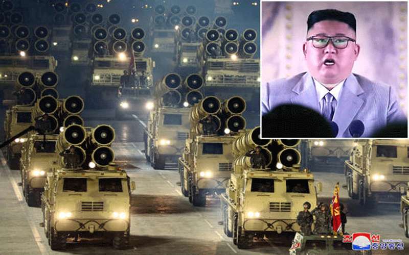 كيم يبكي أثناء إلقائه كلمة لشعبه