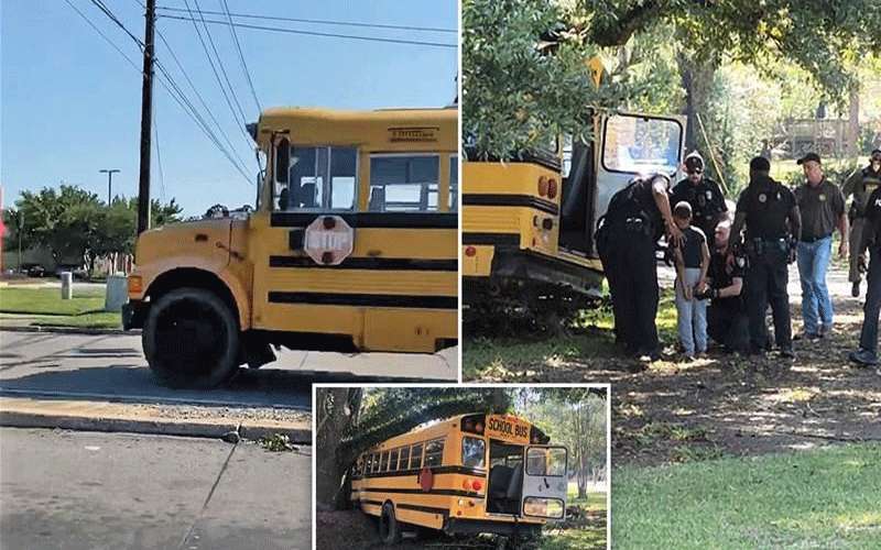 طفل يسرق حافلة مدرسة.. والشرطة تلاحقه