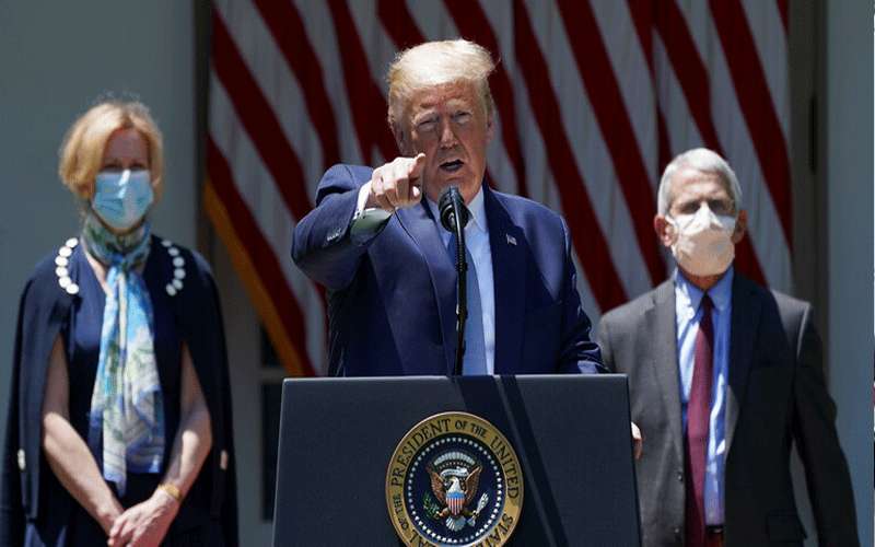 ترامب يعرب عن نيته في إقالة