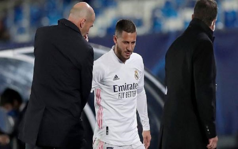 زيدان يوضح تفاصيل إصابة هازارد