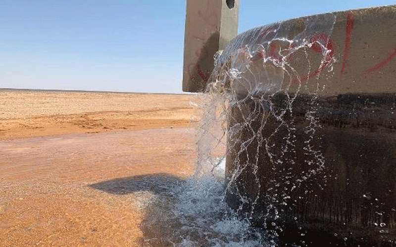 المياه توقف الضخ من الديسي