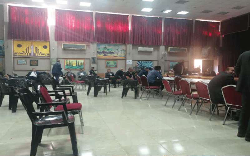 توقف عملية الفرز في رابعة إربد