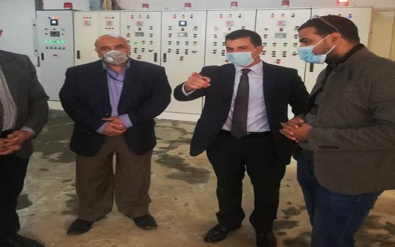 سعيدان يتفقد محطة تحلية مياه ابار