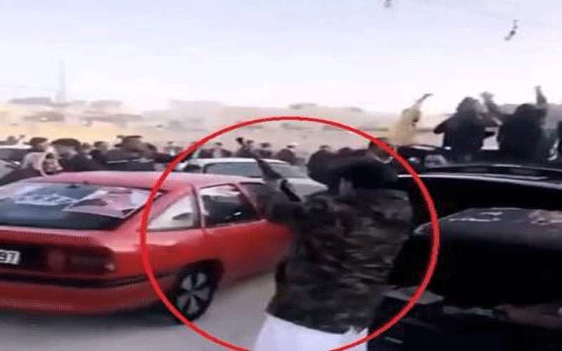 قوة امنية تضبط شخصا ظهر في