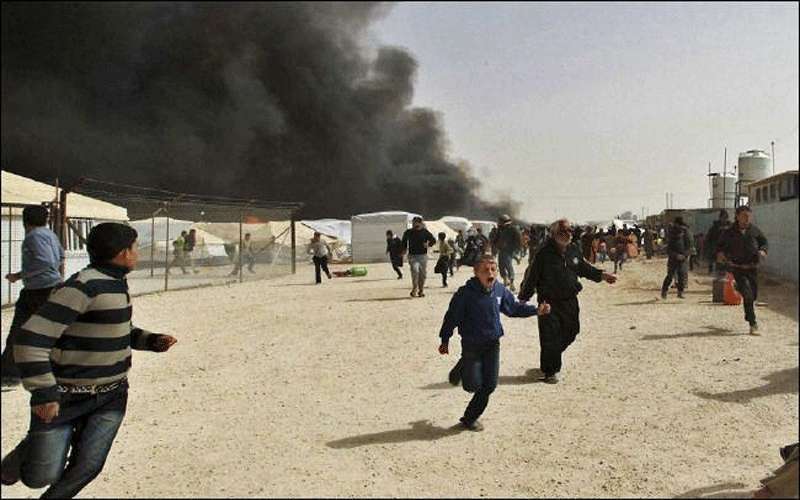 وفاة طفل بمخيم الزعتري اثر حريق