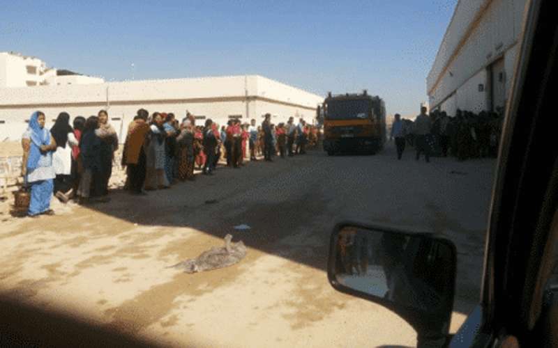 توضيح حول احتجاجات العمال الوافدين باربد