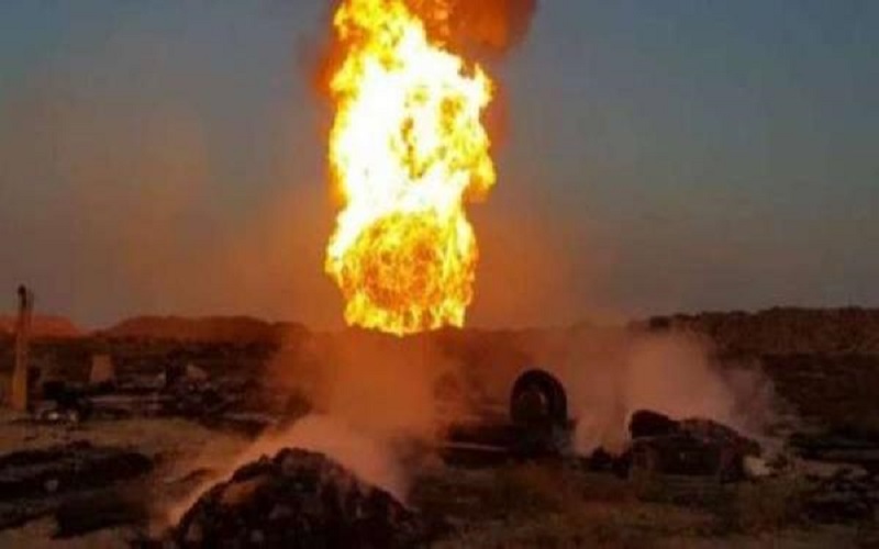 تفجير خط غاز في سيناء المصرية