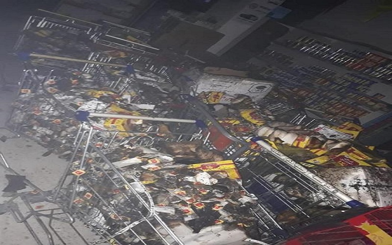 حريق يأتي على المؤسسة المدنية في