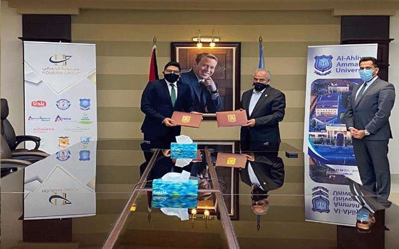 جامعة عمان الأهلية وشركة HashTechs توقعان