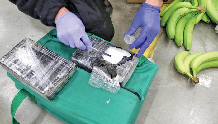 ضبط كوكايين بـ100 مليون إسترليني في