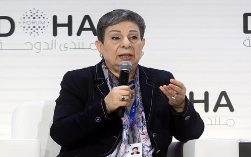 عشراوي تستقيل من اللجنة التنفيذية لمنظمة