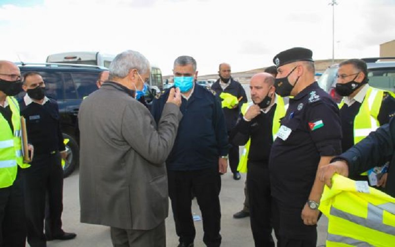 الرحامنة يطلع على مراحل انشاء جمرك