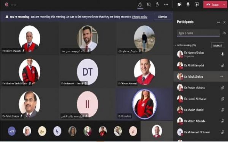 صيدلة عمان الأهلية تتفاعل مع طلبتها