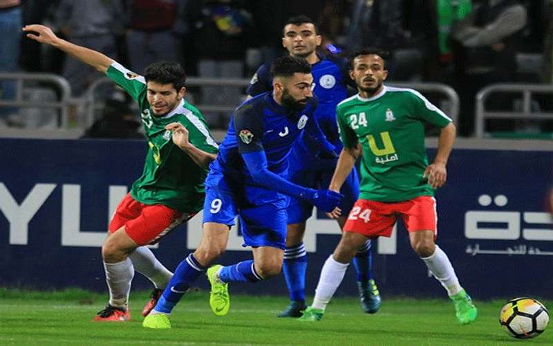 الرمثا يعترض على حكم مباراته أمام