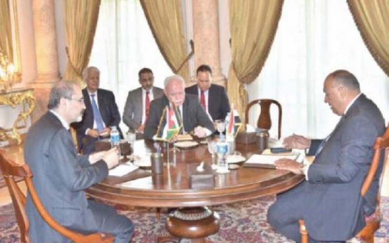 مباحثات أردنية مصرية فلسطينية في القاهرة