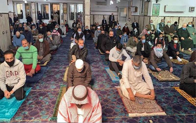 تحديد وقت رفع الحظر لأداء صلاة