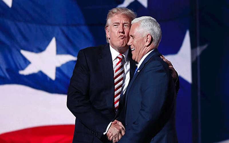 ترامب: نأمل أن يساعدنا بنس لإلغاء