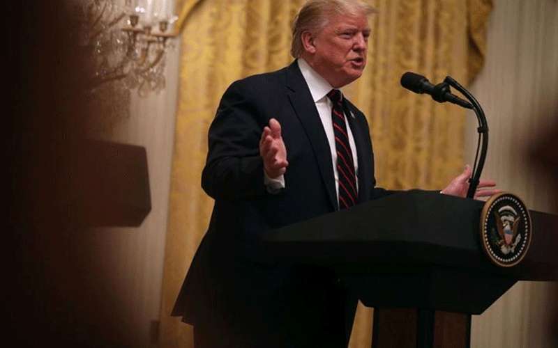 خارجية أميركا تعلن انتهاء ولاية ترامب