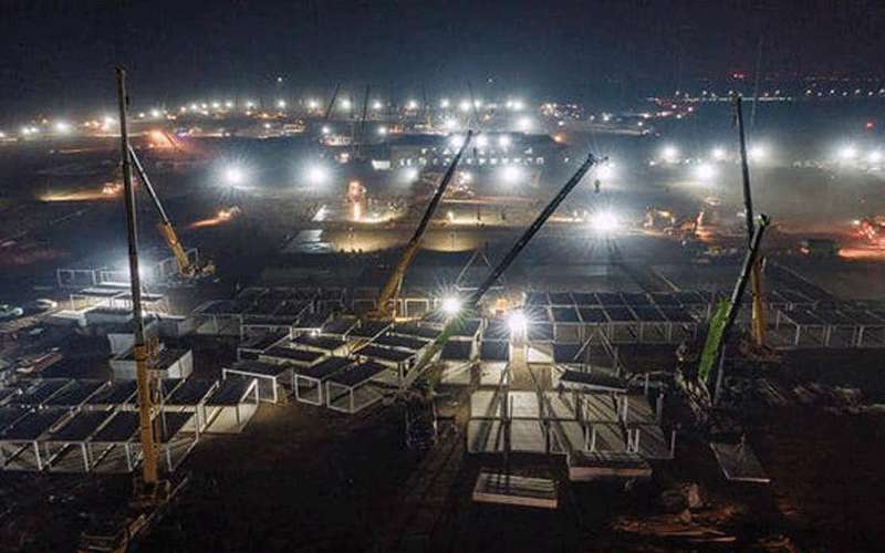 في 5 ايام .. بناء مستشفى