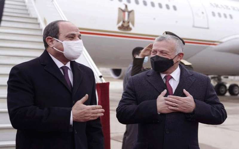 السيسي يغادر الأردن الثلاثاء