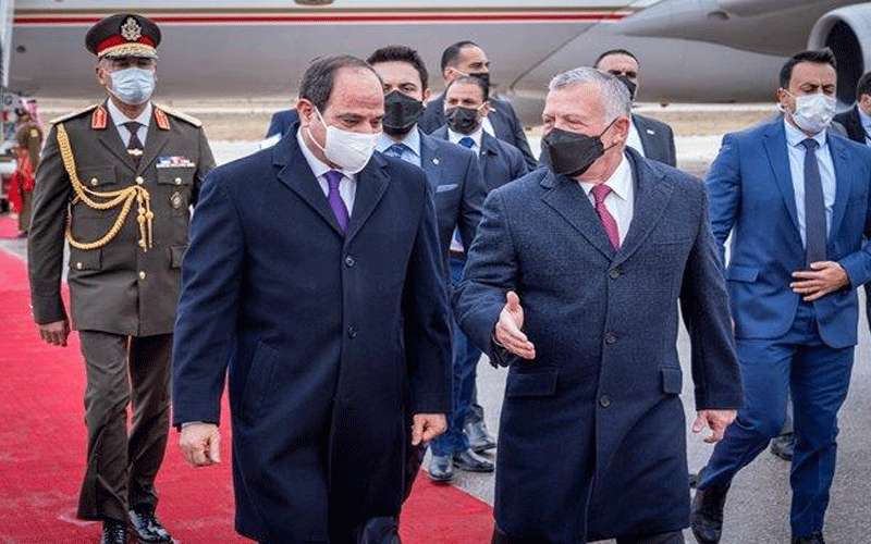 السيسي يغادر الأردن