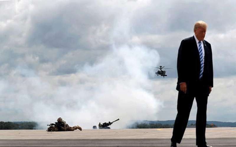 ترامب يسجل خطاب الوداع من البيت