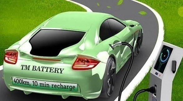 بطارية سيارة كهربائية يمكن شحنها خلال