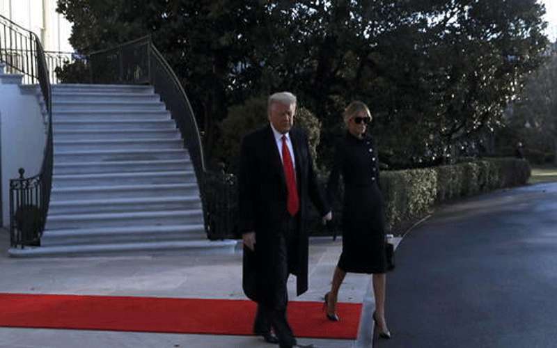 آخر أمنية أطلقها ترامب أمام باب