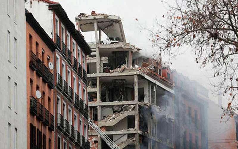 انفجار وسط مدريد