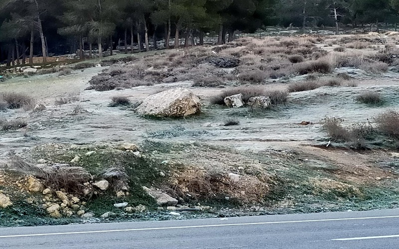 بالصور .. انجماد واسع في عمان