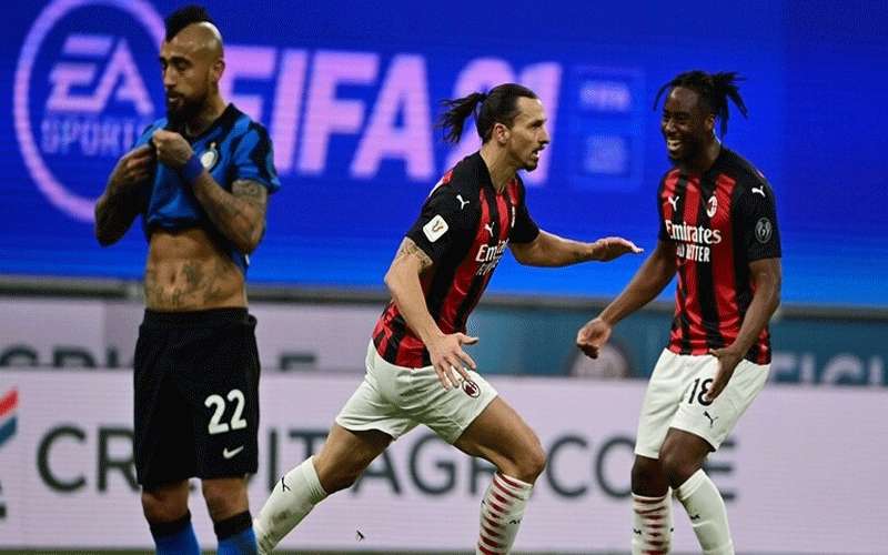 بالفيديو.. إبراهيموفيتش يفتتح التسجيل في ديربي