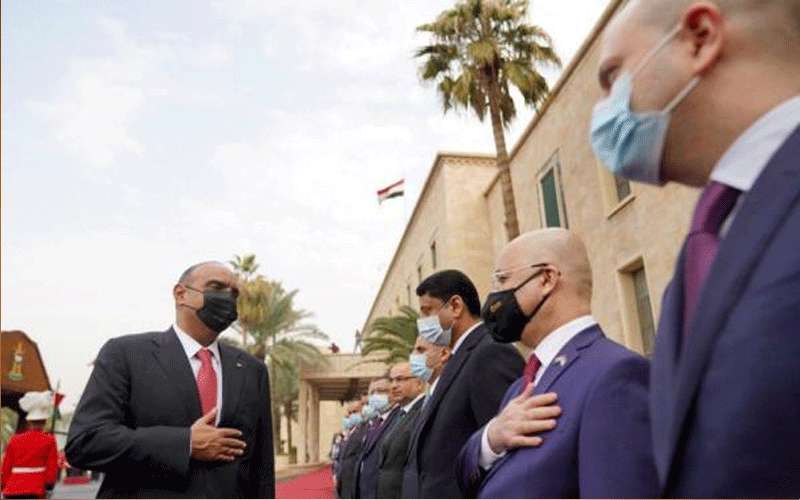 الخصاونة يلتقي الرئيس العراقي في بغداد