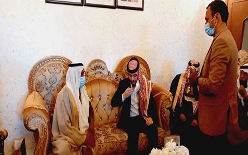 ولي العهد في ضيافة الشيخ سلطان